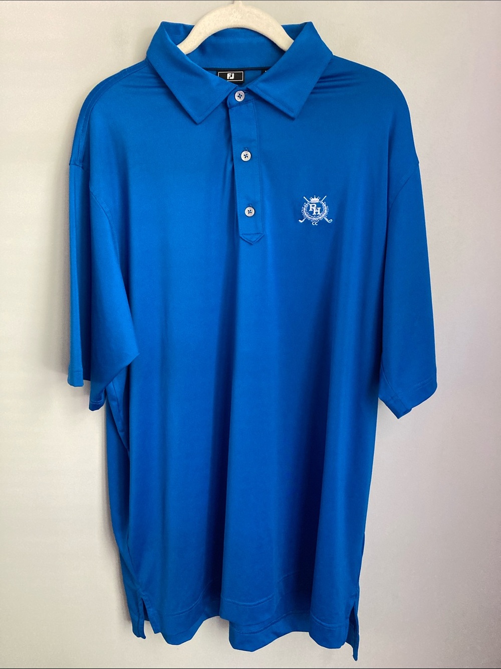 Footjoy Men's Bright Blue Performance Polo Size XL